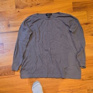 Calvin Klein Men's Charcoal Crewneck Sweater